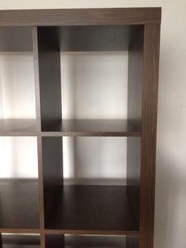 IKEA Shelving Unit, Width: 182 cm Depth: 39 cm Height: 182 cm. Good condition, all fixings included