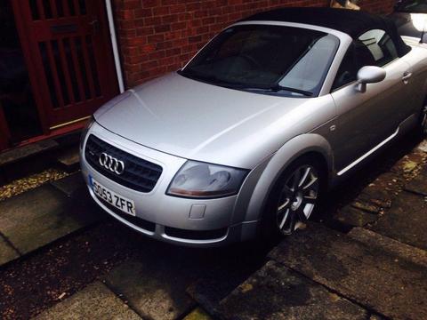 Audi TT convertible 225 swap car van