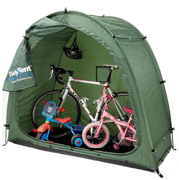 Outdoor storage tent for bikes