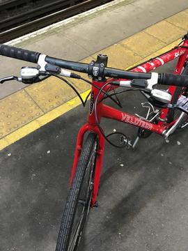 Read 21 inch hybrid hydraulic this breaks bicycle for sale or swap for iPhone 7