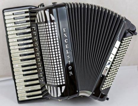 Excelsior 220 Accordion - Rare Compact Model - 4 Voice Musette with Magnetic MIDI