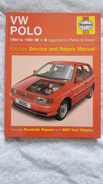 VW Polo 1994 to 1999 Haynes Service and Repair Manual