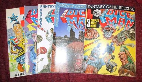 Comic Collection Of Dice Man Full Set (From The Writers Of 2000AD)