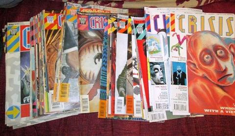 From The Writers Of 2000AD Comes CRISIS Issues 1 to 53 (Incomplete Set)