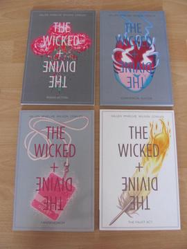 Image Comics 'Wicked and Divine' graphic novels 1-4 for sale Gillen McKelvie grt cdtn