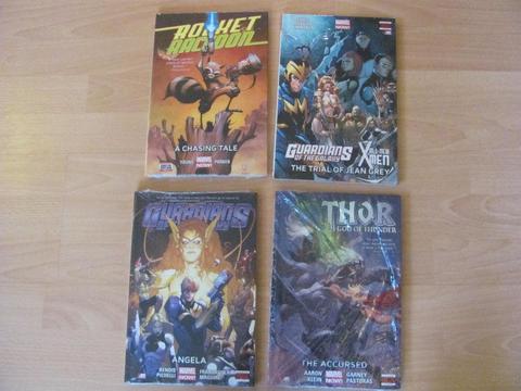 New Marvel comics Thor Guardians of the Galaxy All New X-Men Rocket Raccoon Hardcovers for sale