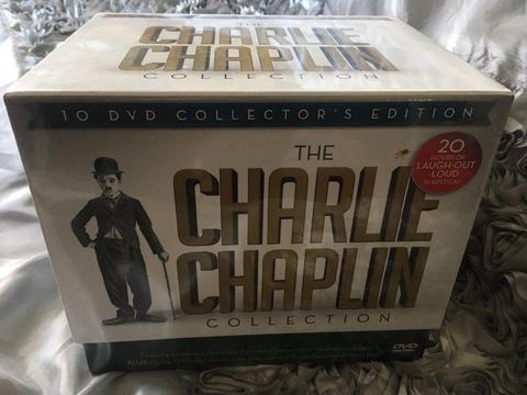Charlie Chaplin DVD box set new