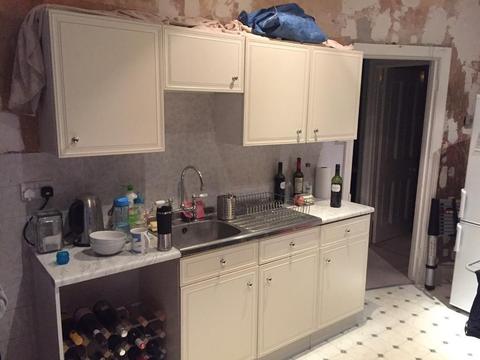 Free kitchen units, worktop and sink to give away