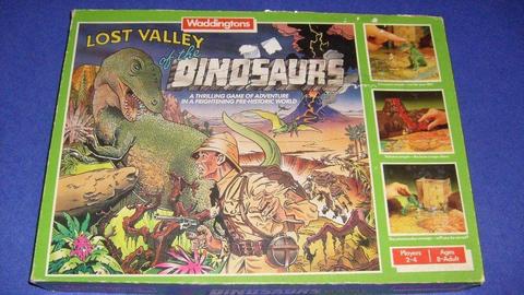 Waddingtons Lost Valley of the Dinosaurs board game