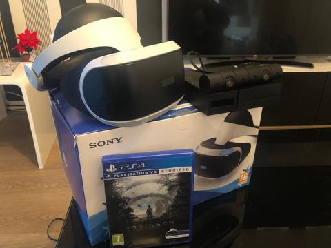 PlayStation VR headset +camera with Robinson game