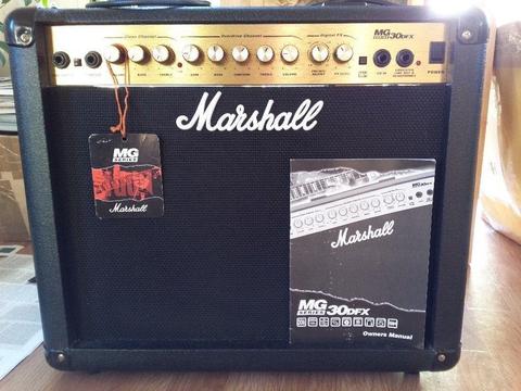 Marshall Guitar Amplifier MG30 DFX Digital FX Effects