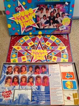 RARE Vintage 1980's The Young Talent Time Board Game (Complete with Tape!)