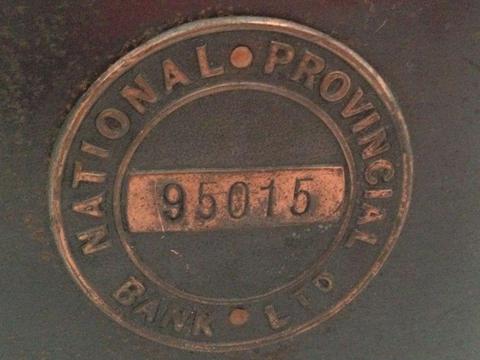 Vintage National Provincial Bank Ltd Moneybox (no key)
