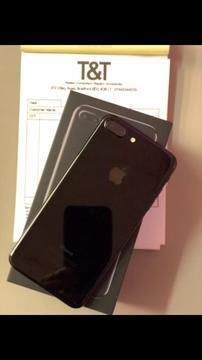 IPhone 7 Plus 256gb jet black unlocked Work any sim