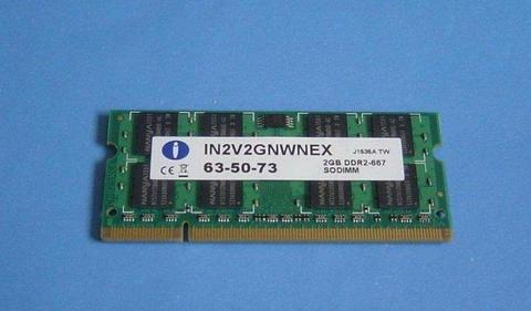 Brand New - 2GB DDR2 Laptop Ram memory - Nanya 667MHz, Perfect condition, Fully working