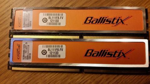 Crucial Ballistix 4GB Ram Memory (2 x 2GB matched pair)