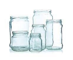 Wanted - various shape/size glass jam jars
