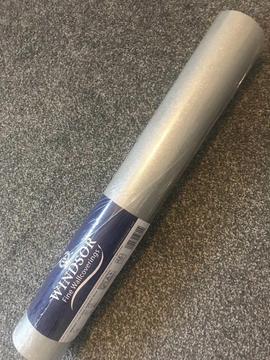 Silver glitter luxe wallpaper brand new unopened roll