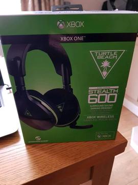 Xbox one turtle beach stealth 600 top spec gaming headphones like new