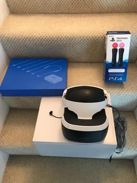 PLAYSTATION VR PS VR V2 + 2 MOVES + V2 CAMERA