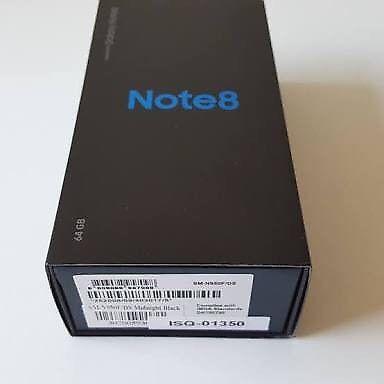 Samsung Galaxy Note 8 Unlock U.K Stock Brand new boxed