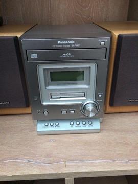 Panasonic cd and tape player