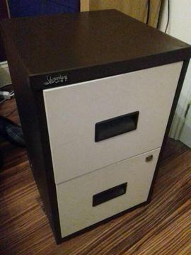 Smaller 2 drawer filing cabinet