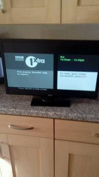 Baird 24 inch hd tv built in freeview and dvd player