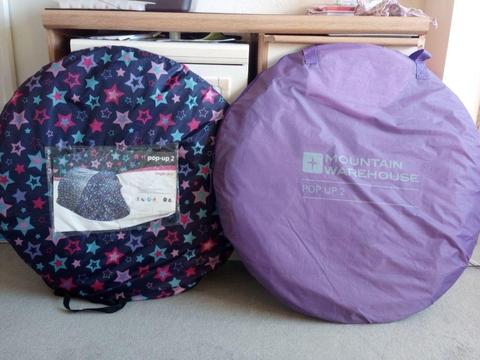 Mountain Warehouse pop up tent single skin 2 - For 2 mens/ womens / kids - x2 - £45