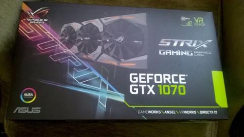 ASUS NVIDIA GeForce GTX 1070 8GB ROG STRIX GAMING OC