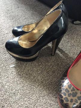 Woman’s high heels size 6 x 3 pairs