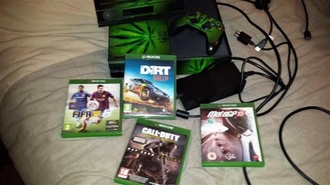 Xbox One with Kinect 500GB plus games./ re advertised due to selling TV