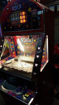 Ex arcade coin pusher machine mancave games room pub harry levy