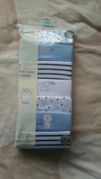 0-3 months Boys Short Dleeve Bodysuits sleepsuits