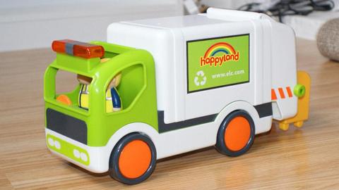 Early Learning Centre HappyLand Lights and Sounds Bin Lorry