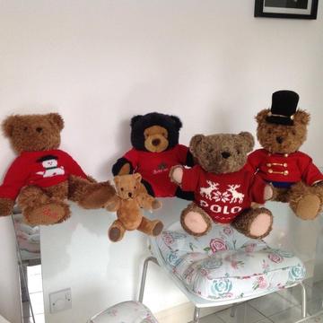 Teddie Bears very unusual as some have come from America