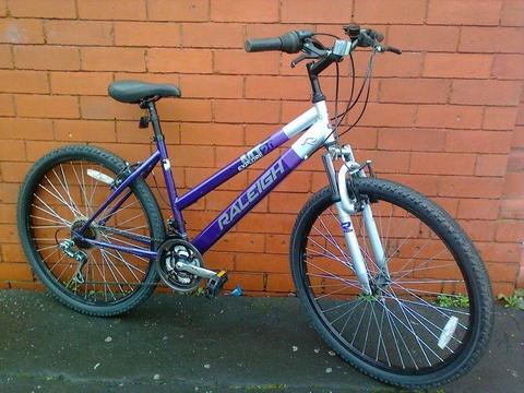 Raleigh mountain bike - front suspension - good condition