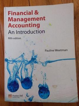 Financial Management Accounting; An Introduction; Fifth edition