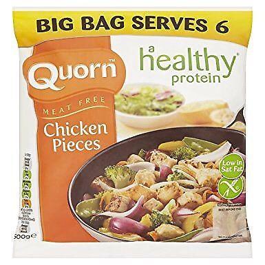 Unopened quorn frozen vegetarian chicken style pieces