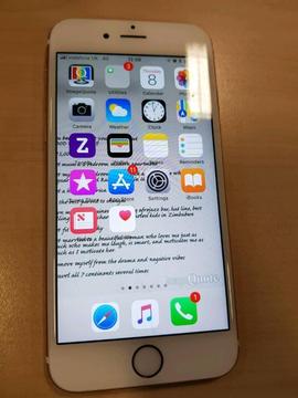 apple iphone 6s rose gold 64GB VODAFONE
