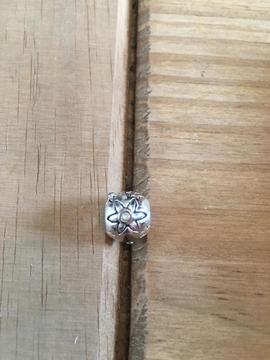 Pandora charm flower and crystals