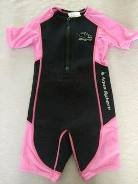 Girl wetsuit 2-4 years old