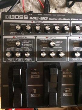 Boss ME80 Guitar Multi Effects Unit