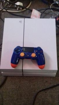 WHITE PS4 CONSOLE / COMES WITH A £60 POUND CONTROLLER AND 2 GAMES / FOR SALE OR SWAPS