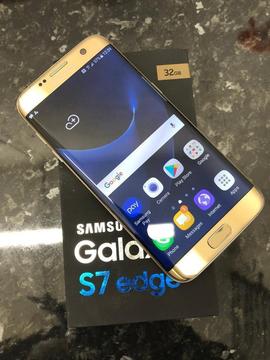 SAMSUNG S7 EDGE 32GB UNLOCKED GOLD BOXED WITH RECEIPT AND WARRANTY