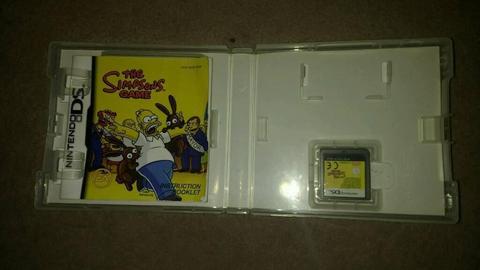 Ds game simpsons