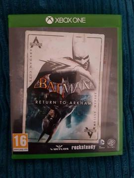 Xbox one game-- batman return to arkham