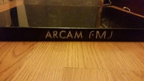 Granite plinth. Arcam FMJ amplifier A29,39,49,AVR390,550,850,SR250,CDS27,UDP411