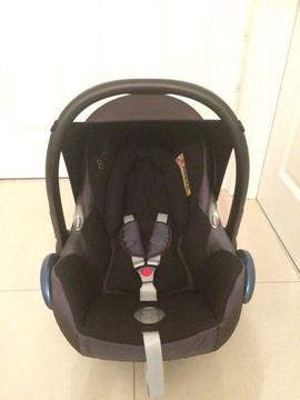 Baby car seat and isofix base