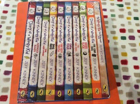 Brand new box set Diary of a Whimpy Kid